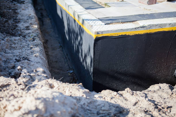 Professional Foundation Crack Repair technician working in Quinton, NJ